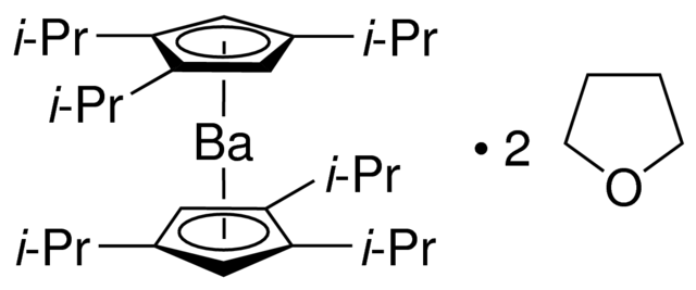 Bis(triisopropylcyclopentadienyl)barium tetrahydrofuran adduct Chemical Structure